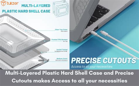 Tukzer Case Cover for New Apple MacBook Air 13.6 inch M4 A3240 / M3 ...