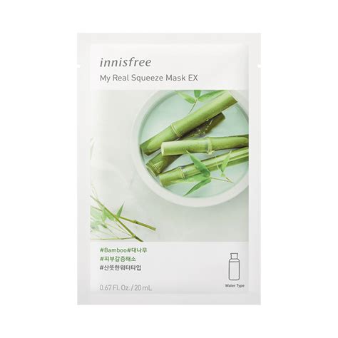 Foxy.in : Buy Innisfree My Real Squeeze Mask - Bamboo (20ml) online in ...