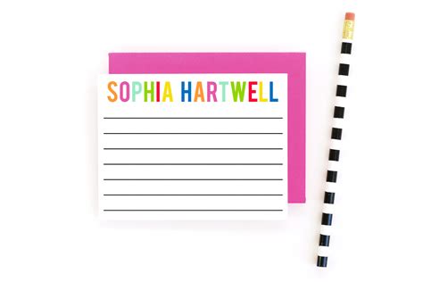 Custom Stationery — When it Rains Paper Co. | Colorful and fun paper ...