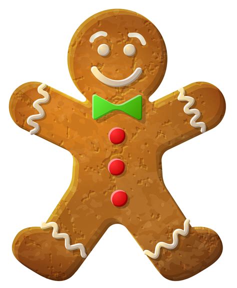Christmas Gingerbread Man Clipart at GetDrawings | Free download