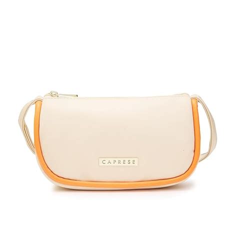 Caprese GRACIE BAGUETTE MEDIUM CREAM : Amazon.in: Fashion