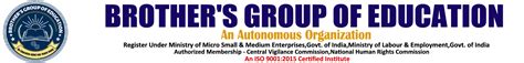 Welcome to BROTHERS GROUP OF EDUCATION.