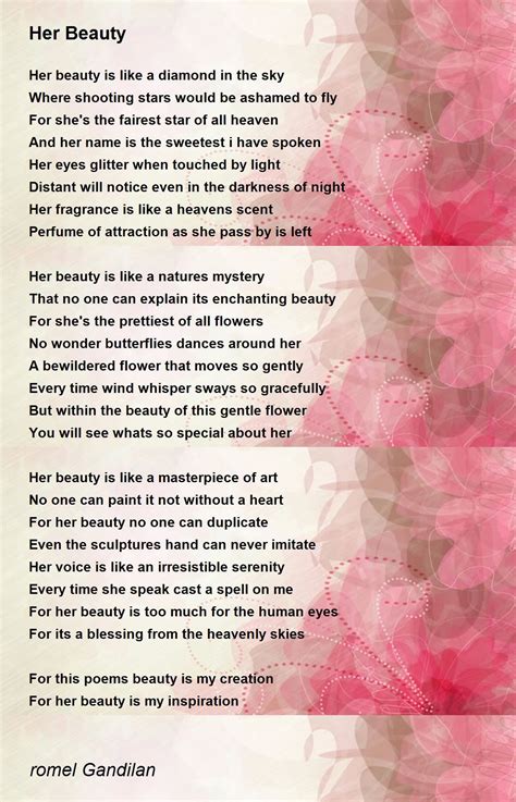 Female Beauty Poems