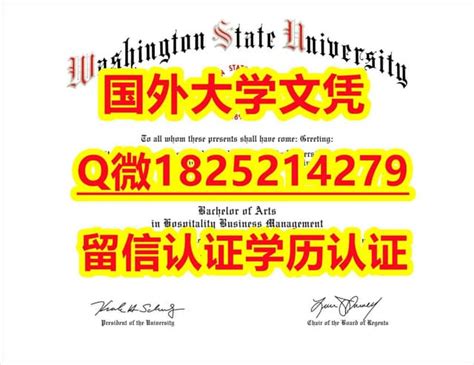 国外名校保录就读华盛顿州立大学毕业证书制作 ️ | PPT