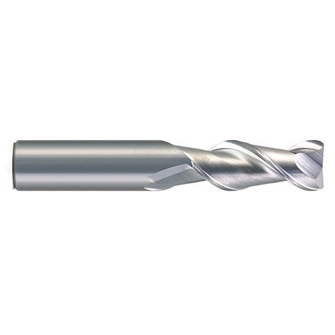 Melin Tool Co End Mill, Carbide HP, 3/8"x1/2, Number of Flutes: 2 ALMGN ...
