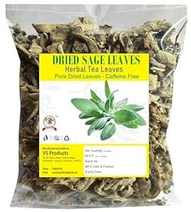VS Products Sun Dried Sage Leaves, 50g, Anti-Inflammatory, DETOX Tea ...