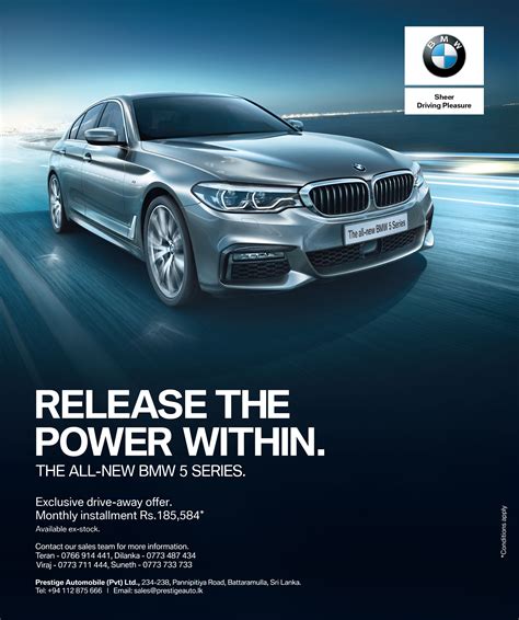 BMW - Prestige Automobile Print Advert