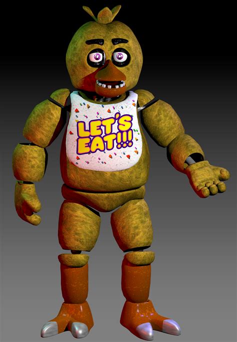 C4D|Chica The Chicken by YinyangGio1987 on DeviantArt