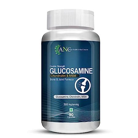 ANC Glucosamine 2000mg With Chondroitin & MSM For Joint Support ...