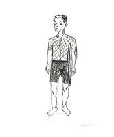 Stephan Balkenhol 'Untitled' Head Print Lithograph For Sale