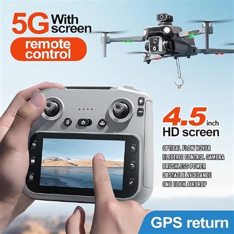 QAONIE K19 GPS Drone with 4.5-inch Screen Controller with India | Ubuy