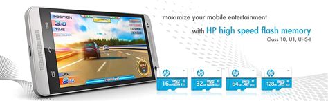 HP 128GB MicroSD Memory Card SDXC mx310 Class 10, UHS-I, U1 Card, Upto ...