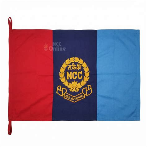 Buy NCC Embroidered Flag – National Cadet Corps | Online India – NCC Online