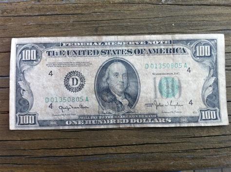 1950 One Hundred Dollar Bill | #1788278434