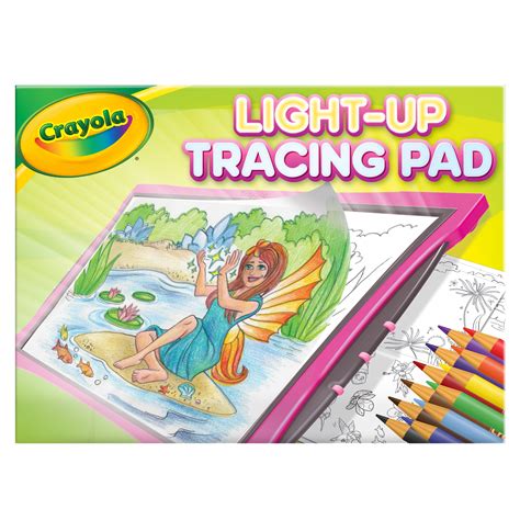 Crayola Light Up Tracing Pad, Pink, Toys, Gifts for Girls & Boys, Child ...
