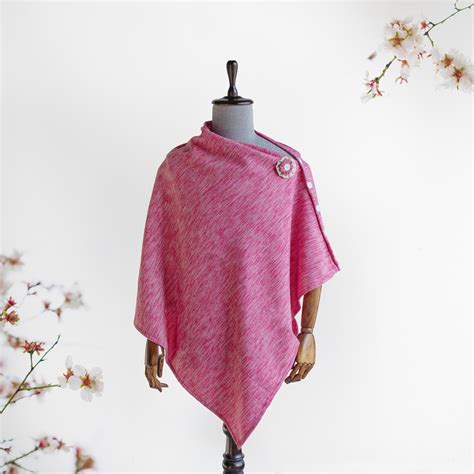 Pink Cashmilon woolen Cape for Women | Bhuttico – Bhuttico Shawls