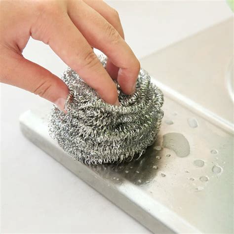 2383 Round Shape Stainless Steel Ball Scrubber - DeoDap