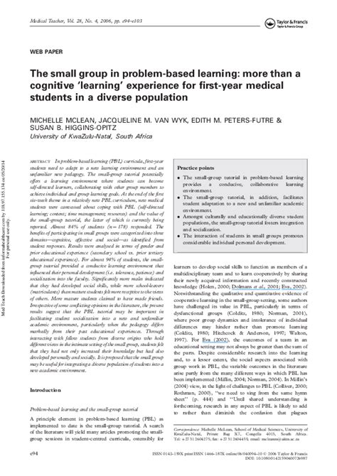 Image result for Small Group Problem Based Learning