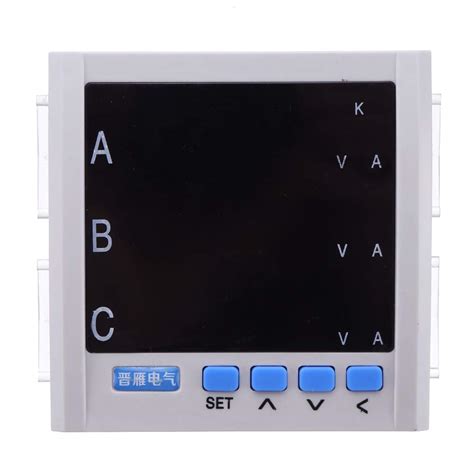 JY194E 3P Three-phase Multifunction Energy Meter Current Voltage 480V ...