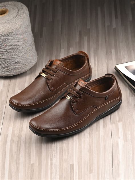 Buy Egoss Leather Casual Shoes For Men