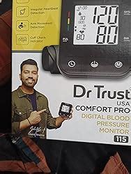 Dr Trust (USA) Fully Automatic Comfort Digital Blood Pressure BP ...
