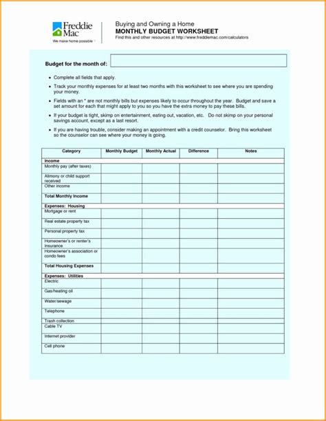 Public Housing Rent Calculation Worksheet — db-excel.com