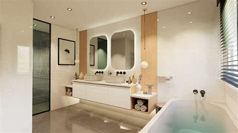 Modern Master Bathroom Interior Design Proposal | Freelancer