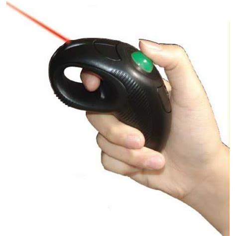 Maxbell Y-10L Wireless Trackball Mouse with Built-in Laser Pointer ...