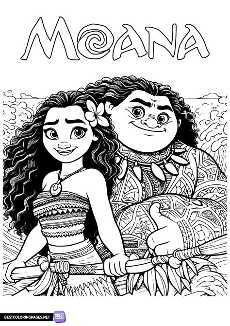 Moana Coloring Pages