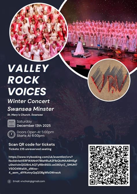 Valley Rock Voices - Winter Concert - Swansea Minster, St Mary's Square ...