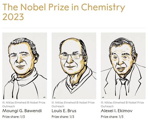 Nobel Prize in Chemistry 2023 awarded to Moungi G. Bawendi, Louis E ...