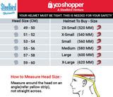 Steelbird Rox Cyborg ISI Certified Full Face for Men & Women with Inner ...