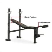 Buy Weider Legacy Standard Bench and Rack, 410 Lb. Total Weight ...
