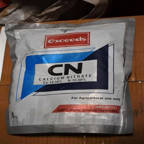 Exceed CN Water soluble fertilizer Calcium nitrate is a water-soluble ...