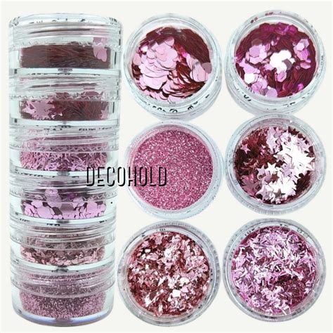 6 in 1 Glitter (Pink) – Decohold