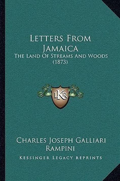 Letters From Jamaica: Buy Letters From Jamaica by Rampini Charles ...