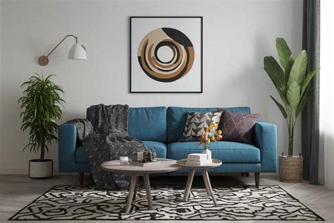 Living Room 1 BHK Flat Interior Design Complete Guide 2024