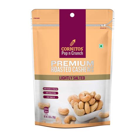 Cornitos Roasted Cashew, Lightly Salted, 200g: Amazon.in: Grocery ...