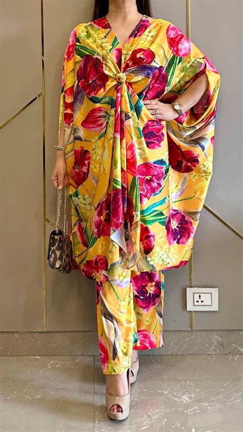 Tropical Yellow Flowy Co-ord Set – Kylee