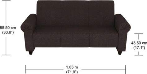Interio by Godrej Supreme Ad Fabric 3 Seater Sofa Price in India - Buy ...