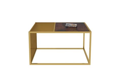 Clon Wooden Coffee Table (Walnut Finish)