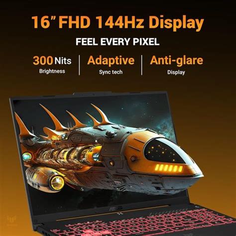 ASUS TUF Gaming A16 (2025) AMD Ryzen 7 7445HS - (16 GB/1 TB SSD/Windows ...