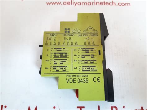 Tele odm1 vde 0435 time delay relay – Aeliya Marine