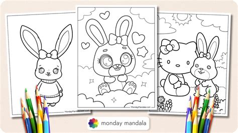 Coloring Images Rabbit 44 Rabbit Coloring Pages (Free PDF Printables)