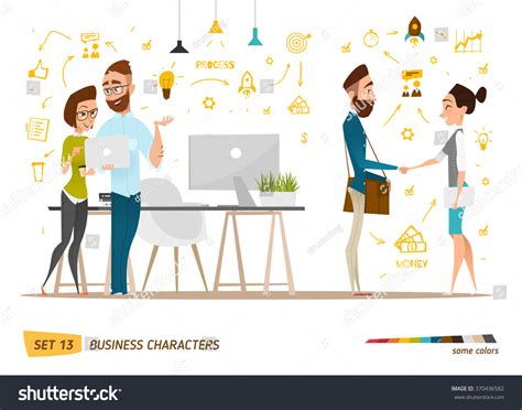 Vector Cartoon Business 的图像结果