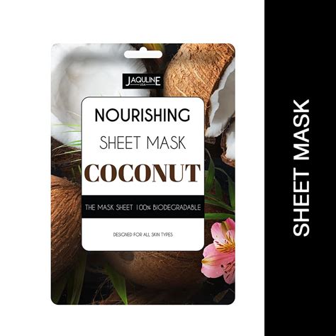 Buy Jaquline USA Nourishing Sheet Mask Coconut Online at Low Prices in ...