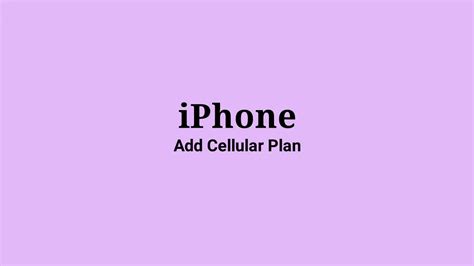 Image result for Add Cellular Plan iPhone 12 Manually
