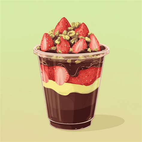How To Make Dubai Chocolate Covered Strawberry Cup | Foodie