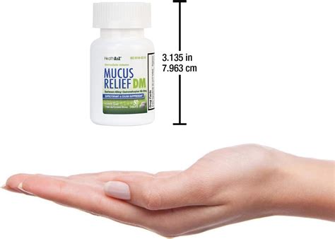 Buy HealthA2Z® Mucus Relief DM | 50 Count | Dextromethorphan HBr 20mg ...