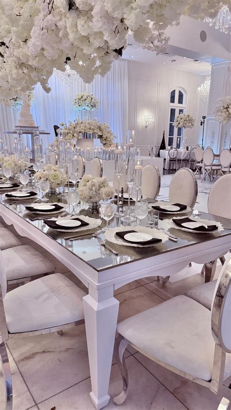 Royal Luxury Events on Instagram: "This all-white wedding reception ...
